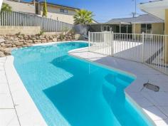  167 Waterford Dr, Hillarys WA 6025 Home Open Sat 10th and Sun 11th June 1.00-1.30pm Super located beach side family home with a fully fenced sparkling pool and an amazing potential for adding a second storey that would capture this Ocean View panorama. This elevated property has been tastefully upgraded and is perfectly situated overlooking Harbour Rise with close proximity to the beach, local transport, Hillarys Marina and surrounding schools. Features: Entrance Hall Formal Lounge and Dining Gorgeous jarrah flooring Sandstone Feature walls Lovely kitchen with Range Cooker and dishwasher Family and meals with air conditioning Master bedroom with air conditioning and built in robes Excellent bathroom/semi-ensuite with separate bath, separate shower, double vanity  Three further bedrooms Separate toilet Laundry Solar Hot Water Other Features: Parking for 4 cars Double garage Sparkling Fenced Swimming pool Lovely paved easy care rear backyard Lawn area to the front of the property Rendered Exterior Powered Shed The property is currently leased until 10th July 2017. Block size 680 sqm  Please ring Pete Costigan on 0408 956 652 for further details. 