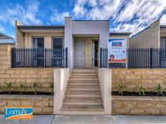  91 Piazza Link, Alkimos WA 6038 $329,000 to $339,000 Set high on the street, this free standing brand new 3×2 is finished to high standards. It will suit the discerning downsizer or the first home owner who appreciates a light and airy home that is simply a cut above the rest. The are no common walls and no strata fees!– Three bedroom, walk in robe to master and double glass robes to minor bedrooms – Two bathrooms and two toilets including ensuite to master – Corner kitchen with stone benchtops and dishwasher recess and Blanco Appliances – Huge open plan living area with recessed wall for entertainment system – Contemporary tiling to living areas and carpets to bedrooms – Central and private alfresco adjacent to kitchen/ dining – Designated bbq area – 28 course double garage with large storeroom and internal access – Terrace garden to front of property – Separate laundry room – Easy care block with water wise plants 