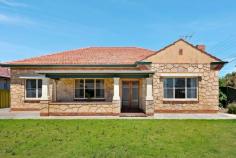  12 South Terrace Plympton Park SA 5038 $660,000 - $695,000 Classic Family Entertainer Superbly positioned in one of the most popular suburbs in Adelaide, this attractive Sandstone home would ideally suit the growing family. It is within close proximity to the tram, public transport, schools and shops. Positioned on a convenient corner allotment of approximately 763 sqm, it also has the advantage of side access from Arthur Street with a garage and double gates for a caravan, boat, trailer or extra vehicles. The accommodation is spacious & incorporates: . A wide front verandah with double door entrance to hallway . Huge formal lounge (which could be a 4th bedroom/ home theatre) & a separate dining room/study . 3 good size double bedrooms . New stylish bathroom incorporating bath, shower, separate powder room & separate toilet . Designer kitchen with stainless steel appliances, quality stone bench tops & glass splash back . Large meals & family living area with double sliding doors to pergola . Renovated laundry with floor to ceiling cupboards & a separate 2nd toilet with vanity This outstanding family home has numerous added features including 3 metre decorated ceilings, new carpets to formal areas, durable black-butt wooded floors, gas ducting heating, ducted evaporative cooling, quality window furnishings, ample kitchen cupboards, walk-in linen press & the property has been recently painted throughout. Externally there is a huge outdoor pitched roof pergola, ample room for children’s recreation, off street parking for 4-5 cars & an environment ideal for those family BBQs & gatherings. There is also a carport, garden shed & 2 rainwater tanks. Set amongst a thriving community & adjacent to other well established homes this one ticks all the boxes to accommodate the active and growing family. With the extension & renovation already completed, you just need to move in & enjoy the lifestyle on offer. 