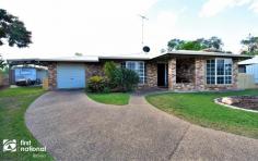  6 Beak Place Biloela QLD 4715 $356,000 ***CLICK ON 3D VIRTUAL TOUR TO INSPECT THIS HOME FROM THE COMFORT OF YOUR OWN*** What a great location in a “no through traffic” cul-de-sac, handy to Redeemer School and Biloela High School, this leafy, pleasant environment is both inviting and peaceful. The single lockup garage is supplemented with a powered two door lockup shed, as well as two carports large enough to hold a caravan in one and a trailer or another car in the other. The interior décor reflects the cool calmness of the exterior with pale grey walls and white trims. The bedrooms and lounge with attractive bay windows, are carpeted and the ‘work & wet’ areas are tiled. Two of the three bedrooms have built-in cupboards and the master bedroom features a walk-in robe and ensuite. The stylish kitchen includes a self-cleaning oven. There are 5 split system air conditioners throughout and 4.9kw Solar Electrical System. The back and sides are fenced, the L-shaped patio, built-in BBQ and veranda makes a very pleasant entertainment area. The location alone would be enough to make this home a “must see” on your short list! Talk to Amanda and Ross at First National Real Estate to arrange your personal inspection now. 