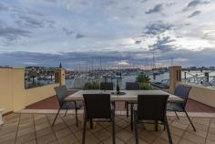  11B Alexa Road North Haven SA 5018 $749,000 - $795,000 A resort lifestyle is yours to enjoy all year round. This beautifully presented townhouse has large picture windows and uninterrupted views over the marina that offer a vista of blue sky, boats, and the occasional inquisitive dolphins. As you enter the property you will be instantly impressed with the polished Tasmanian Oak floors that lead to the open plan living area, deluxe kitchen with stainless steel appliances, Essastone bench tops, glass splash back and large brekkie bar. These areas flow through to a private alfresco living area. The ground floor also offers a soundproof home theatre (one side of the double garage), third bathroom and lockup garaging. Upstairs to the 3 large bedrooms. The main has views over the marina and boasts an ensuite, walk in robe and opens to a private balcony. Bedrooms 2 & 3 also open to a balcony and are adjacent to the main bathroom. WHAT WE LIKE. • Sought after combination of a home and holiday home. • Home theatre. • Secure private jetty. • Water title to the property. • Easily maintained grounds. • Split system reverse cycle air conditioning throughout. • Garaging with secure internal access. • Easy access to cosmopolitan Semaphore Road. • Short stroll to cafes and entertaining precinct. The perfect place to end a busy day with a backdrop of the marina. A home where you will enjoy entertaining and love from the moment you move in. 