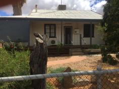  24 Johnston St Wyalkatchem WA 6485 $69,000 Jarrah framed, weather board and fibro clad with a tin roof on 1012m2. 3x1 all bedrooms are carpeted and all have ceiling fans. Bathroom has an indoor toilet and separate shower, a second toilet is located next to the laundry, refurbished kitchen with  lots of cupboard and bench  space with  vinyl floorcovering, lounge is carpeted along with a split system air con, separate dining room adjacent to the kitchen also with vinyl floorcovering, outside laundry and toilet. Front veranda across the front of the house with an outlook across to  a park, rear patio, entertaining area off the kitchen with access through a sliding door, a secluded area suitable for a spa. Ducted evaporative air conditioning cools the house. The property is fenced with super six, a large rear carport for two vehicles high enough to put the caravan in, a storage shed, plus garden shed, also rear access to the property. Wyalkatchem has most services including Dr, Hospital, Chemist,  Police, high school to year 10, good shopping For any more information please call Eric on 0429886107 or to arrange an appointment to view the property. 
