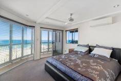  Unit 2/754 Pacific Parade Currumbin QLD 4223  $2,850,000 This executive residence has been built at the top of a small cliff overlooking the entire Currumbin beachfront. The boutique residence offers a private secluded sanctuary while providing the occupant unrivalled views to the north which encompass the Currumbin Alley surf break and right along the coastline taking in the Surfers Paradise skyline. The views to the south are equally stunning, following the coastline to Snapper rocks offering a visual delight of surf and sand during the day and a dazzling display of sparkling lights at night. The unique position of the home, with no neighbours on either side, allows you to visually experience all the action while maintaining complete privacy and seclusion with easy access to beach and restaurants at your fingertips when required. The home flows over three levels with the central level featuring the kitchen, open plan living, dining and covered alfresco areas. The quality internal finishes throughout consist of an assortment of natural products including granite benchtops in the kitchen and bathrooms, marble tiles in the bathrooms, black butt timber flooring in the living areas and sandstone tiles on the balconies. • Gourmet kitchen featuring Miele and Bosch appliances; • Stunning master bedroom with dual ensuite and private verandah; • Three generous bedrooms plus separate study; • Large open plan living area with separate rumpus; • Double lockup garage with work shop area; • Air conditioning and ceiling fans throughout; • Engineered steel frame construction; • Driveway access off Woodgee street. There is a walking path to access the beach, Currumbin Surf Club and all the local cafes and restaurants. This home is in a truly iconic position featuring possibly the best view on the Southern Gold Coast. A must to inspect for those who won't settle for second best. 