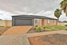  1 Immacolata Rise Red Cliffs VIC 3496 $260,000 - $286,000 This 3 bedroom home (including study alcove) is very well presented with quality fixtures & fittings. The bathroom is fully functional for a family with separate shower & bath, separate toilet and separate vanity alcove. Including double garage, built-in robes, split system air-conditioning, dishwasher & large backyard. Situated on a low maintenance allotment of 463m2 Walking distance to Red Cliffs township. Currently leased to excellent tenants at $260/week until August 2021. This is the perfect option for investors or home occupiers. You must pre-book to attend an inspection. Please contact the agent to arrange this.. 