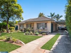  3 Benaud Avenue Salisbury East SA 5109 $395,000 - $420,000 Snap up this fantastic opportunity to acquire a solid brick first home, investment or family home with spacious potential. Positioned on a wide and peaceful street, the 593sqm block (approx) includes mature gardens amidst covered outdoor entertaining spaces, a double length carport behind gates, and a powered garden shed. Family living is well catered for by three double bedrooms, a large lounge and a spacious kitchen plus dining area. The kitchen boasts plenty of bench and cupboard space and opens directly to the undercover outdoor entertaining area. The original bathroom includes a bath and shower, with a separate w/c. Further features include: -Built in 1968, perfect renovation project -Appealing street frontage with mature landscaped gardens -Carport plus driveway parking -Two of three bedrooms feature built-in robes -Generous laundry with built-in storage -Solar powered hot water system -Ducted evaporative air conditioning -Powered tool shed -Alarm system -Roller shutters Located a short walk from the Salisbury East shopping mall, Keller Road Primary School and public transport, this affordable home has room to grow and transform into fresh and stylish family living.  