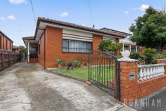  609 Barkly St West Footscray VIC 3012 $1,170,000 Step back in time and enjoy this four bedroom, solid brick house in all of its original glory. With the quirks of 70’s style and the space of a generous family home, there is a lot to love and endless possibilities to make this home your own. The home’s bedrooms are spacious with built-in robes, a large home office can be converted in to a fourth bedroom. The bedrooms are serviced by traditional 70’s bathroom with pastel blue tub, wall to ceiling feature tiles, vanity with storage, shaving cabinets, large linen cupboard, shower and separate toilet. Take your pick of two generous lounge spaces. The formal living area features a decorative ceiling and loads of 70’s charm, the second space opens to the home’s sunroom, making indoor/outdoor living effortless. Entertain in the light-filled, formal dining room with the same decorative ceilings and 70’s charm. The home’s kitchen is generous and features an abundance of storage along with, 900 gas cooktop, triple sink, retro feature tiles and plenty of bench space. There is ample space for a casual dining area in this room. The home is completed by a walk-through toilet and laundry with sink, ample storage and access to the sunroom. The property also features established front and rear gardens, veggie patch, shed, external kitchen and double garage. Located approximately 10kms from Melbourne’s CBD, an abundance of amenities are available at your doorstep. Barkly Street shops, restaurants and cafes, Whitten Oval, Central West Shopping Centre, Western Hospital, Footscray Market, West Footscray Train Station, schools, parklands and bus stops are just around the corner. Additional features: – 526.55m2 of land – Rear access via laneway – Security shutters throughout – Grand entry 