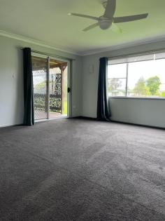  18 Obley St Yeoval NSW 2868 $435,000  This beautiful home is not what you expect looking at it from the outside. It is roomy and has many features set on a large 2023 M2 block o 3 Bedrooms, 2 with large built-in robes and all with ceiling fans. Two of the bedrooms have split systems o Formal lounge o Large Family room with a split system and ceiling fan. Picture window overlooking back yard and double glass sliding doors to the back deck o The kitchen features an oven with a real grill, 2 door dishwasher, large storage drawers, microwave nook, ceiling fan, ceiling exhaust, and a range hood o The dining room is off to the side of the kitchen with polished timber floors o 3-way bathroom with large vanity, deep bath, shower stall, and Toilet o Carpet in Bedrooms and formal lounge and Family room o The back deck is the feature of this property with ceiling fans and plenty of room to party. o Garage with electricity, room for 2 small cars lengthwise and a carport. o Two large water tanks 