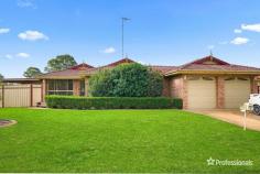  1 Auber Glen St Clair NSW 2759 $824,950 - $874,950 If you are looking for a spacious 3 bedroom home in St Clair with a rare double lock up garage under the main roof then look no further. Features include: – 3 bedrooms all with built ins – large spacious bathroom featuring floor to ceiling tiles – Combined lounge/dining room featuring open plan living as well as another covered entertainment area – Quality galley kitchen with ceasar stone bench top stainless steal appliances – Alfresco covered entertainment area one one side of the house – Well manicured front and rear gardens double lock up garage with remote control under the main roof with drive through access perfect for the home mechanic Currently tenanted to quality tenants paying $520 per week all this and a whole lot more located close to schools shops and public transport what more could you ask for put this on the must see list today you wont be disappointed. 