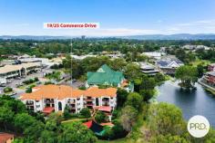  19 / 25-27 Commerce Drive Robina QLD 4226 $620,000 Its all about the views - rarely available in this tightly held building, just immaculate, selling now and is ready to move in. Outstanding north views and location from this top floor unit in the heart of Robina. Quiet & secluded at the back of the Monet Gardens complex of only 22 units but close to everything in the Robina Village Shops precinct. This is a secure building with an on site manager, immaculate gardens, great swimming pool, BBQ area and secure tandem car parking. Just had fresh paint and near new carpets present this property as immaculate and ready to move in April / May with near new fridge and washing machine as possible inclusions. Immaculate North aspect front balcony off the lounge room where you can while away the afternoons watching over the waterfront parklands and lake with a glass or 2 of something nice. Easy to work from home with a great study area in the lounge corner overlooking the lake Features; - Big 6 X 6 lounge and dining with balcony over looking the water. - Stainless appliances to kitchen - Main bedroom with ensuite and private balcony. - Airconditioned to lounge - all ceiling fan rooms elsewhere. - Bright and airy spacious bedrooms with built in robes. - Internal Laundry Close to; Robina Village Shops; 100m Eddy n Woolf; 120m Robina Pavillion & Bottl'o; 200m Robina Primary School ; 1.3km Robina Town Centre; 2.7km Bond University; 3.0 km Q Store; 3.0km M1 to Brisbane or South; 3.5km Mermaid Beach Surf Club; 6.5km 