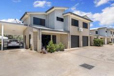  Unit 16/3 Ann St Bundaberg East QLD 4670 $359,000 Key features: – 3 bedrooms, 2 bathrooms, 2 car accommodation – Generous size air-conditioned main bedroom with large ensuite & walk-in wardrobe – Bedrooms 2 & 3 of good size with built-in wardrobes & ceiling fans – Main bathroom with separate toilet – Open style kitchen with gas cooktop & new electric oven overlooking the large, air-conditioned lounge & dining area – Large undercover attached carport which could also serve as an outdoor entertaining area – Fully enclosed attached garage with remote roller door – Quiet & friendly complex with common BBQ area & inground swimming pool Conveniently located: – 300m to Bundaberg East State School – 2.8km to Bundaberg CBD – 4.3km to Hinkler Central Shopping Mall – 4.5km to Bundaberg Base Hospital – 10km to Bargara Beaches 