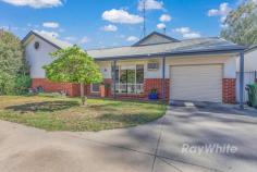  2/63 Landsborough Street Echuca VIC 3564 $450,000 - $480,000 Situated in the very heart of Echuca is this fabulous two bedroom unit (one of 4) and may well be just what you're looking for. Both bedrooms are of a good size with built in robes, whilst the kitchen overlooks the dining and living areas. There is a full bathroom, seperate laundry with good storage and a single remote garage that allows direct access to the home. The private low maintenance paved courtyard is ideal for outdoor entertainment. There is also a veggie patch and is wonderful for those looking to downsize. This location of this unit is terrific for investors with an estimated rental return of $350 pw. Located close to the Port of Echuca, restaurants, cafes and lots of shops along High St. Consider this unit in a premier postion. Its a winner!! 
