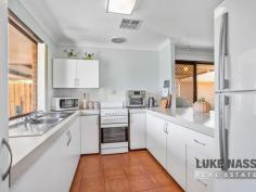  Unit 5/143 Railway Av Kelmscott WA 6111 $395,000 Just look at this roomy and well presented 3 bedroom free standing villa set right at the end of a small private complex of just 5 villas, and overlooking the open space of Tollington Park. A pretty good sized 329 sqm block as well giving you more space than the average villa for your garden and just some space around you. Parking for 2 cars no problem. Inside you have plenty of room with a large lounge and dining leading straight out to shady alfresco area. The master bedroom is extra large and boasts a semi en-suite and walk in robe as well. * Security screens all round. * Reverse cycle ducted air conditioning. * Parking for 2 cars. * 329 sqm block. * Just 150m to the train station. 