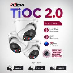  Buy the Dahua TiOC from Ripper Online and experience top-tier security for your property. This advanced camera integrates Active Deterrence, AI technology, and Full-Color monitoring for unparalleled protection. Whether you’re securing your home or business, the Dahua TiOC provides clear images and proactive deterrence. Order now to enhance your surveillance system with this cutting-edge solution available in Australia! 