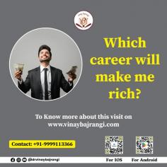  If you are wondering
which career will make me rich, astrology can help. The tenth house in your
birth chart is the house of career, and the association of different planets
with this house predicts the most suitable or promising career for you. Here,
we also look for the connection of the second and the eleventh houses with the
tenth house to determine which career will give you the most money. 

 Visit Now :- https://www.vinaybajrangi.com/career-astrology/right-career-selection/which-career-will-make-me-rich 