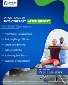  Legend Physiotherapy is the leading physiotherapy clinic in Surrey , where our top priority is your health and well-being. Our team of skilled professionals is here to help you get your strength, mobility, and energy back by giving you personalised care and treatment plans that are made just for you. Start your journey to a better, pain-free future with us. 