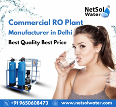  Netsol Water is a leading Commercial RO Plant Manufacturer in Delhi , offering advanced water purification solutions for businesses. Their RO plants are designed to provide clean and safe drinking water, meeting the specific needs of industries, offices, and commercial spaces. With a focus on innovation and quality, Netsol Water delivers efficient and reliable RO systems that ensure high performance and sustainability in water management. 