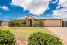  39 Tersonia Way Strathalbyn WA 6530 What a great starting point in Strathalbyn - this is a lovely starter for a young family or a downsizer for someone that would love a bit a of space. With a 2015sqm block that has double gates on either side of the property for access - lovely space for a pool and that big shed you always dreamed of. 2015sqm block Built in 2005 4 bedrooms 2 bathrooms Main room to fit KS bed with an ensuite and walk in robe - R/C aircon Second could be bedroom or study with a single bed 3rd & 4th may fit DB beds with built in robes Lounge at the front of the house Walk down the passage to kitchen overlooking dining and family room A/Con main living area Auto roller door for 2 car carport Back patio overlooking the lawned area Side access from both sides of the house with double gates Water Rates $282.60 not connected to deep sewer City Rates $3040 approx 