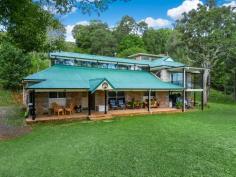  356 Corndale Rd Corndale NSW 2480 $1,325,000 At the end of the tree lined driveway - serenity awaits! A combination of brick, steel, timber and slate constructed over three levels. Ground level includes open plan living with high ceilings filled with natural light, timber floor boards, central combustion heater separating kitchen and dining area, pantry and ample storage in kitchen. Three spacious bedrooms, separate bath with hidden shower and separate toilet. Upstairs features large private master with ensuite and private balcony taking in magnificent rural outlook and night lights of Lismore as the backdrop. Also features an additional private turret style deck with views over a bushland setting and home to a wide range of birdlife. Other benefits include town water, garage space, separate laundry area with 3rd bathroom, set on 5 secluded acres just minutes to Bexhill village, 15 km to Lismore, 35km to Byron Bay and Ballina airport and beaches. 