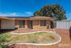  Unit 2/16 Valentino Cl Greenfields WA 6210 $499,000 Welcome to 16 Valentino Close, a delightful 3-bedroom, 1-bathroom duplex nestled in a peaceful cul-de-sac. With convenience at your doorstep, this property is 2.3km from Mandurah Train Station, less than 1km from Bortolo Oval and local shops-perfect for those seeking both comfort and accessibility. This quality-built home offers a bright and spacious layout, featuring wood-look flooring throughout and cozy carpets in the bedrooms. The master bedroom includes a roomy walk-in robe and access to the semi-ensuite, which has been updated with modern touches, including a heat lamp, a glass shower screen, and a bathtub to unwind after a long day. Bedrooms two and three are generously sized with built-in robes and ceiling fans, ensuring comfort for family or guests. The kitchen is well-equipped with a dishwasher, a gas bayonet, and a wall-mounted reverse cycle air conditioner for year-round comfort. Step outside to the fully enclosed, low-maintenance rear yard, where a charming patio area off the dining space is partially covered with clear panels, allowing natural light to flood in-a wonderful spot to relax or entertain in peace. Additional amenities include a single garage with rear access, providing ample space for a trailer, small boat, or third car. The backyard also features a small garden shed for added storage and a separate laundry room for convenience. Situated in a prime location, this home is a short drive from Mandurah Forum, the Mandurah Foreshore, and nearby schools. With solar panels already installed and meticulously maintained gardens, all the hard work has been done. This home is ideal for retirees seeking a low-maintenance lifestyle, first home buyers looking for secure living, or savvy investors. Don’t miss the chance to make this tranquil property your new home-move in and enjoy from day one! 