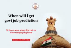  Are you wondering when you will get a government job ? Get your answers from Dr. Vinay Bajrangi, a trusted career astrologer. With his expert guidance, you can find out the best time for your job success. Don’t leave your future to chance! Book an online consultation today and gain valuable insights into your career path. Dr. Bajrangi is here to help you navigate your journey towards a fulfilling government job. Take the first step towards your dream career now! 