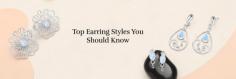  In this guide, we will explore some of the most common types of earrings that people must keep in their Jewelry collection. Whether you're looking for everyday glitter of dangle, hoop, or gemstone earrings or seeking exceptional designs to mark special occasions with Threader, Jacket, or Teardrop earrings, here you'll find all the answers to your queries. 