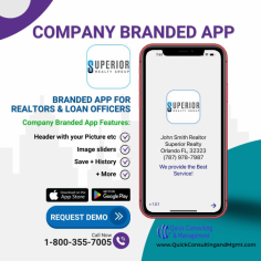 Many people want to have a mobile app to represent their business, but the process can often be expensive, complicated, and time-consuming. As an active Realtor in Orlando, Florida, with a keen interest in technology, I noticed this gap and wanted to do something about it. After hiring a team of skilled developers, I started with simple apps like the Tip Calculator, Everyday Calculator, and Mortgage Loan Calculator. Soon, I successfully created my own app. Realizing that if I could create an app for myself, I could easily help others, I expanded this service to friends, fellow Realtors, Loan Officers, and eventually companies. The demand for affordable, easy-to-use apps grew quickly. Through Quick Consulting and Management LLC, we now offer app development for both iPhone and Android, along with website design and social media marketing services. Our mission is to make app development accessible, cost-effective, and valuable for everyone. If you have an app idea or are looking to elevate your business through a customized app, feel free to reach out. Contact us today for more information and a demo presentation.