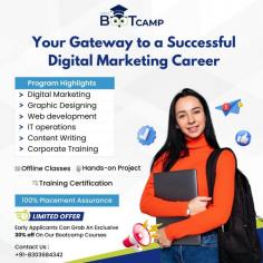 Transform your passion for digital innovation into a rewarding career. With expert mentorship and practical training, become a skilled professional ready to tackle modern marketing challenges and excel in a competitive industry. Enroll now .