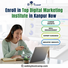  Enroll in a top-notch digital marketing course in Kanpur to enhance your skills in SEO, social media, and online advertising. This course provides detailed guidance and practical exposure, helping you build a successful career in the digital marketing industry.