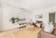 3/14B Brighton Street Frankston South VIC 3199 $780,000 - $850,000 Tucked peacefully at the rear of a boutique group, this beautifully presented, single-level sanctuary offers a relaxed lifestyle framed by leafy reserve views and superb indoor-outdoor flow, all within walking distance to Norman Avenue shops, stunning beaches, and zoned for coveted Frankston High School. Light-filled and spacious, the open-plan living and dining domain is anchored by a sleek stone-topped kitchen, complete with a Bellini gas cooktop and oven, Technika dishwasher, breakfast bar, and ample storage. Engineered timber flooring adds warmth and character, flowing seamlessly to a generous decked pergola, perfect for year-round alfresco entertaining or unwinding in total privacy. The well-zoned layout includes three robed bedrooms, including a tranquil master retreat with a walk-in robe, ensuite, and direct access to the backyard via elegant double French doors. A sparkling central bathroom with separate toilet services the remaining bedrooms, while a full laundry, ducted heating, split system cooling, and low-maintenance landscaping enhance everyday ease. Set on a generous allotment with a water tank, secure double garage and a versatile storage shed, this immaculate home delivers modern comfort and lifestyle appeal in a premium coastal setting.