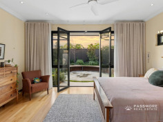 63 Wordsworth Ave Yokine WA 6060 Home Open : Saturday, 01-Aug-2026, 2:00 PM to 2:45 PM Auction Perfectly positioned opposite the tree-lined parklands of Yokine Regional Open Space and moments from the prestigious Coolbinia border, this exceptional custom-built single-level residence delivers the perfect balance of space, privacy and family living. Behind the striking rendered and limestone façade, a secure gated entrance welcomes you into a home where polished oak floors, soaring architectural windows and abundant natural light create an immediate sense of warmth and elegance. Every major living area enjoys beautiful outlooks to either the parklands or the stunning central courtyard. A dedicated home office near the entrance offers flexibility for working from home or guest accommodation, while the formal living and dining rooms feature custom cabinetry and picturesque parkland views. At the heart of the home, the beautifully appointed stone kitchen features a large peninsula island, quality appliances, extensive storage, a butler’s pantry and adjoining sitting nook—creating the perfect space for everyday family life and entertaining. The impressive U-shaped stone-paved courtyard fills the home with natural light before flowing through to the expansive open-plan family and dining area. Outside, enjoy your own private oasis with landscaped gardens, lush lawns, a lagoon-inspired below-ground swimming pool, timber decking and a circular stone conversation garden—an idyllic setting for entertaining family and friends all year round. The private bedroom wing offers excellent separation from the living areas and includes two generous secondary bedrooms with built-in robes, a stylish family bathroom and separate WC. The king-sized master suite provides a peaceful retreat with a fully fitted dressing room and luxurious ensuite. Additional features include Panasonic ducted reverse-cycle air conditioning, solar power, bore-reticulated gardens, ducted vacuum, alarm system, extensive storage, zoned living areas and a double garage. Homes of this calibre are becoming increasingly rare—single level, architecturally designed, beautifully maintained and positioned in one of Yokine’s most tightly held park-side locations. Location Highlights • Opposite Yokine Regional Open Space • Close to Terry Tyzack Aquatic Centre • Approximately 7km to Perth CBD • Mount Lawley Senior High School catchment • Close to Yokine Primary School, St Denis Catholic Primary School, Servite College and Chisholm Catholic College • Approximately 15 minutes to Perth’s coastline • Close to cafés, shopping and public transport ONSITE AUCTION | Saturday 15th August 2026 at 2:00pm | Offers Invited Prior For further details, please TEXT Mark and Debra Passmore on 0411 870 888 | 0411 888 138 or Ashleigh Passmore (PA) on 0438 832 200. ***Passmore Real Estate wishes to advise that whilst every care is taken in the preparation of these details, they MUST be verified if relied upon before entering into a contract of sale*** **Please note a selection of images contained in this advertisement have been digitally modified with AI to remove items that are not included in the sale of the property.**